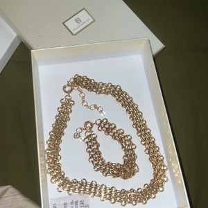 House of Harlow 1960 necklace & bracelet set
